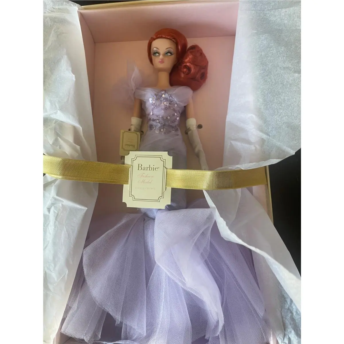2014 Lavender Luxe Barbie Doll Silkstone Body Gold Label Nrfb