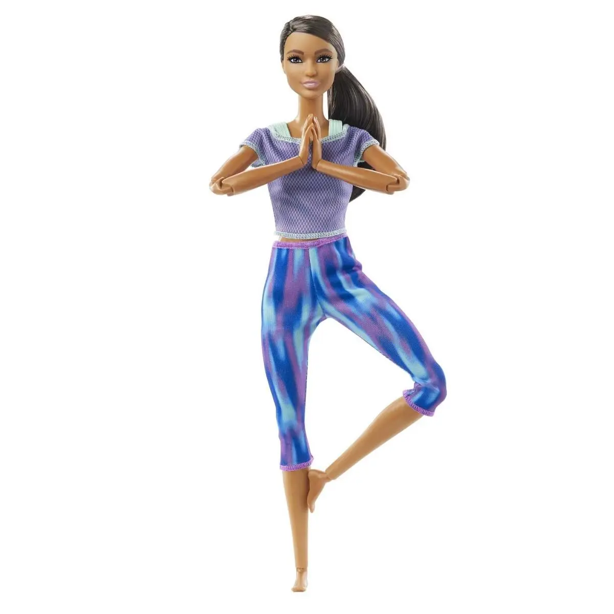 Barbie Made to Move Doll with 22 Flexible Joints 30 5 cm 12 Blue Purple