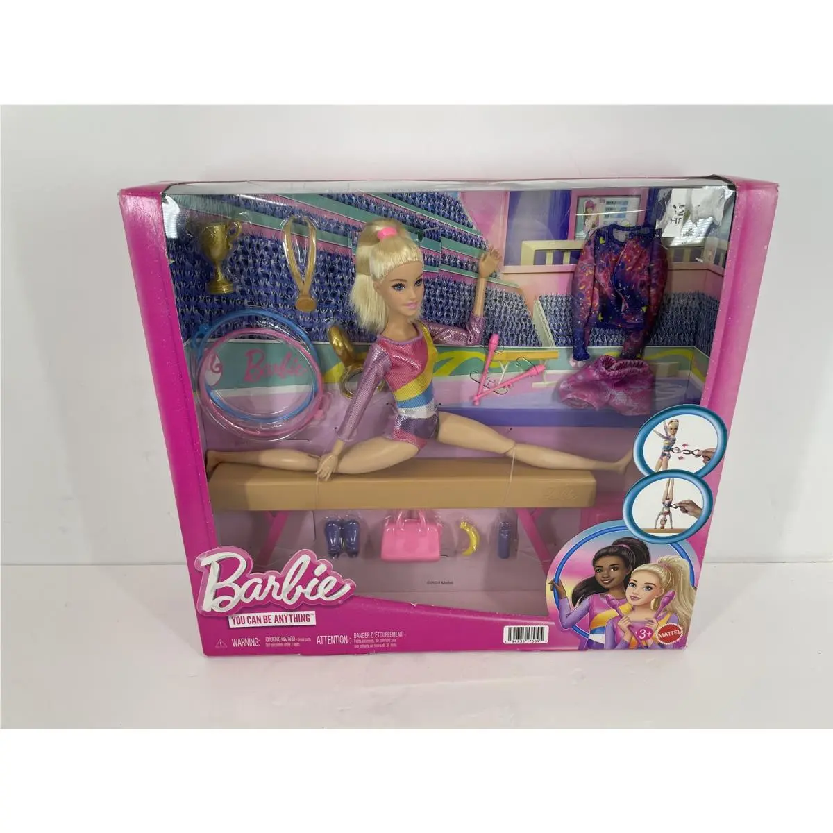 Barbie You Can Be Anything Gymnast Doll Playset with Accessories