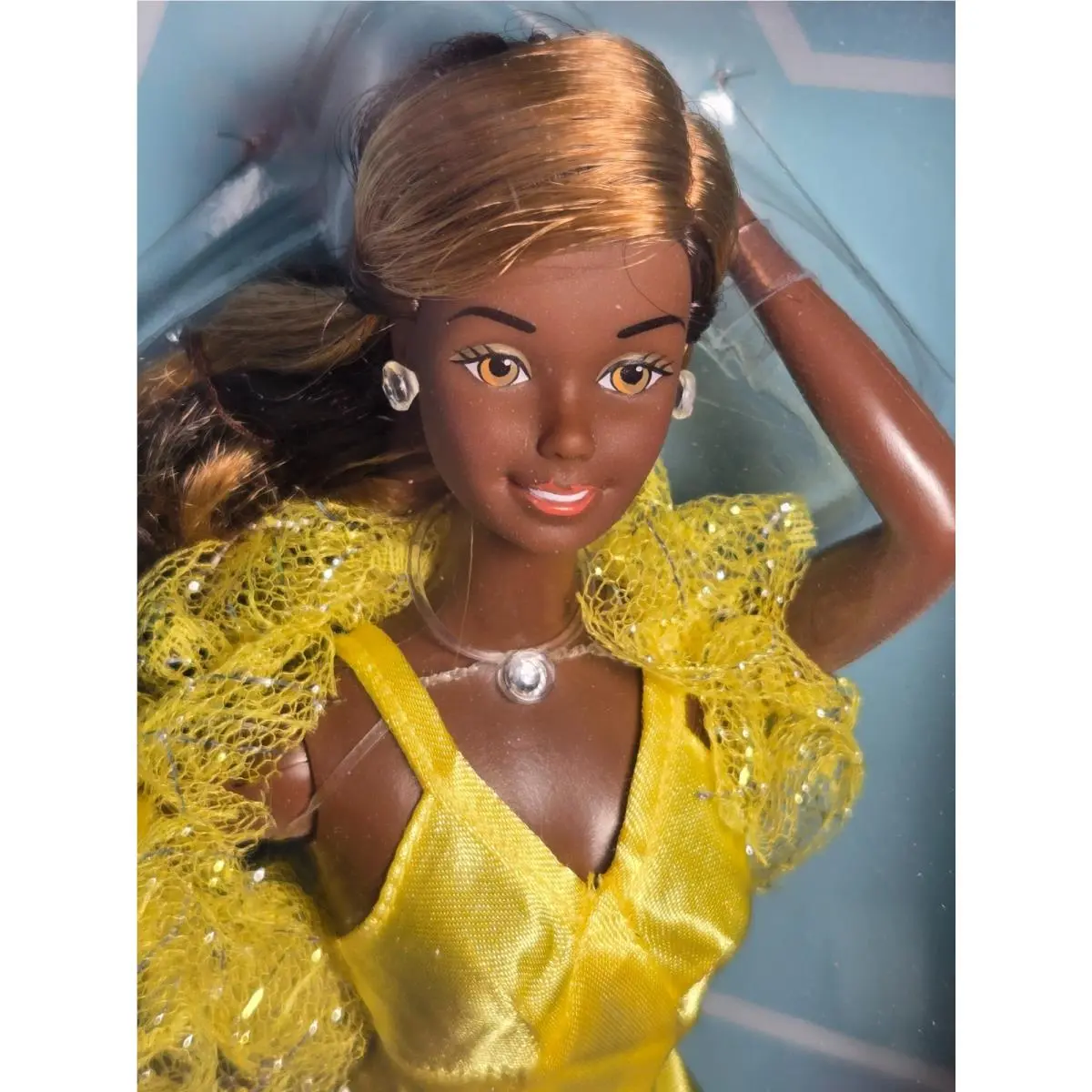 N859 Nrfb Barbie Doll 1977 AA Superstar Christie Reproduction Repro Mib GXL28