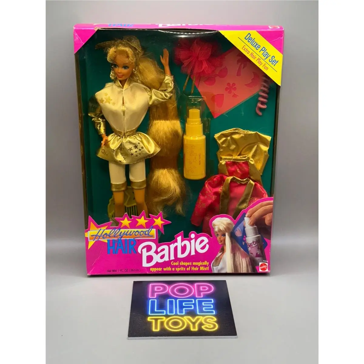 Vintage 1993 Mattel “hollywood Hair Barbie Deluxe Playset” 10928 Nrfb