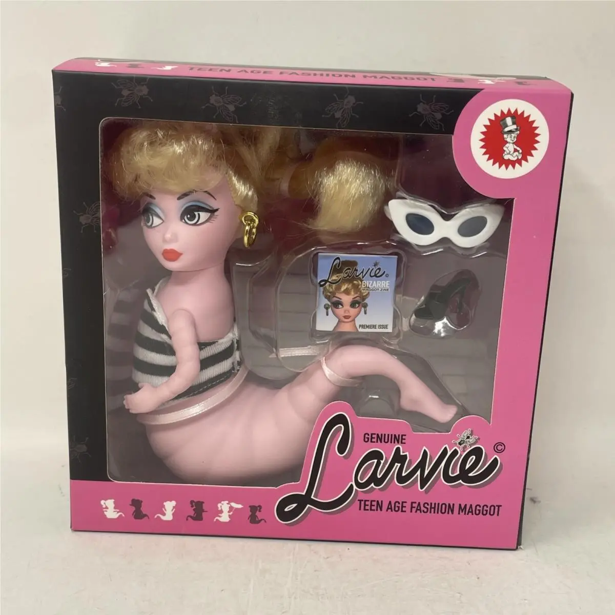 Larvie Doll Mock Teen Age Fashion Maggot Blonde Ponytail Nrfb