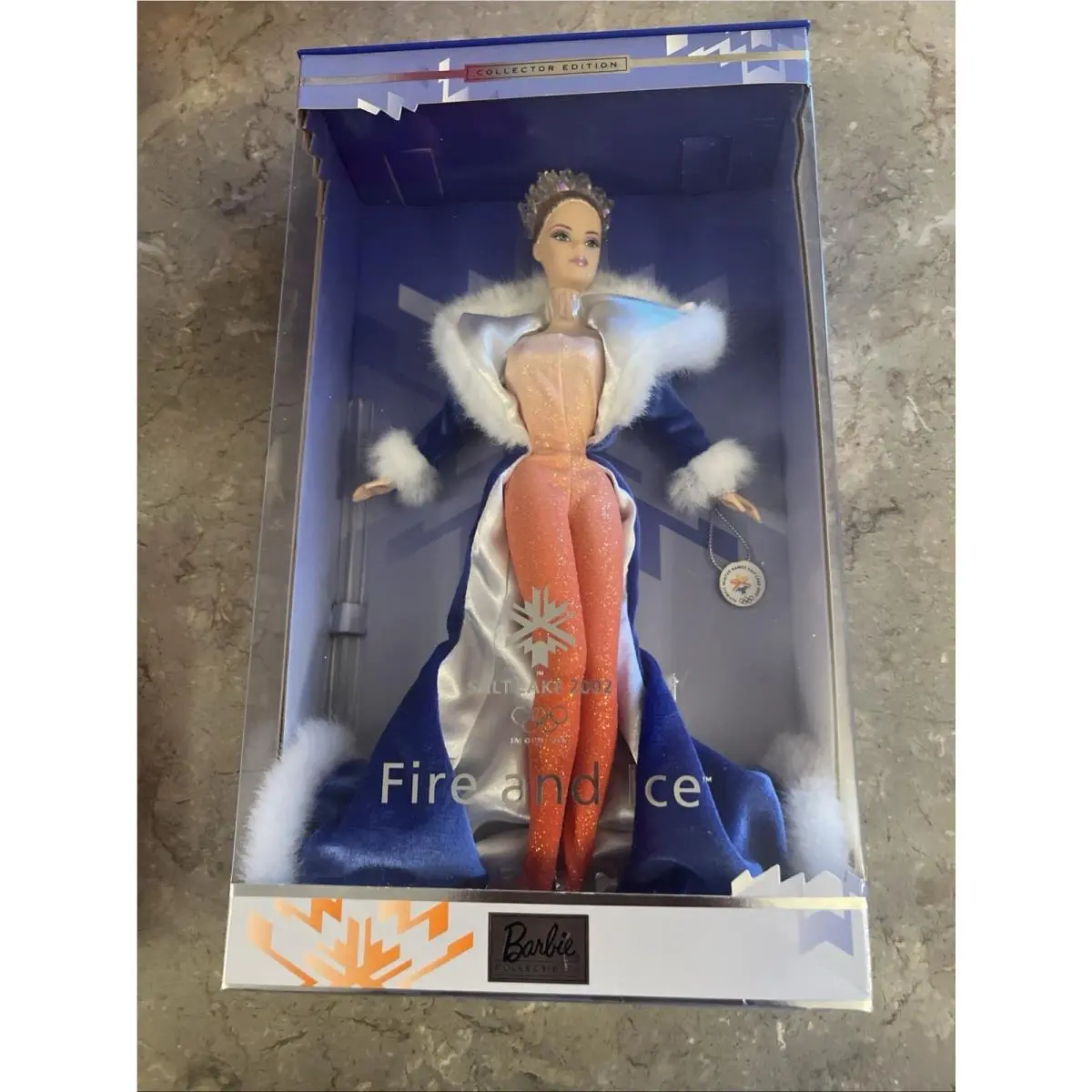 2001 Fire and Ice Barbie Doll 2002 Winter Olympic Games