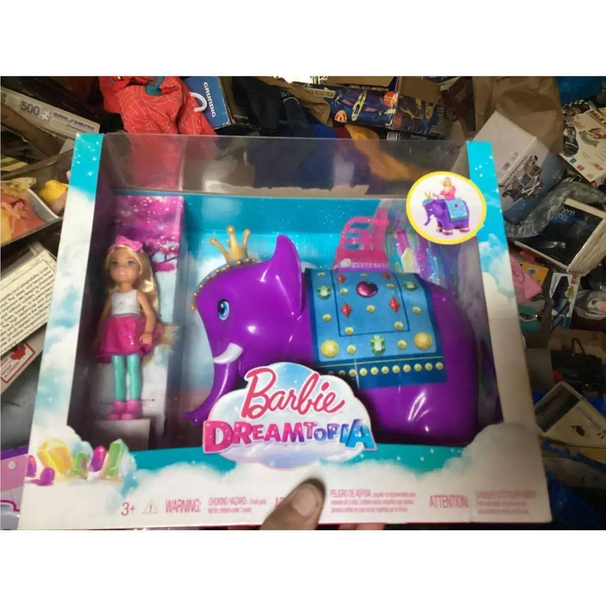 Mattel Barbie Dreamtopia Chelsea Doll and Elephant Playset 2017