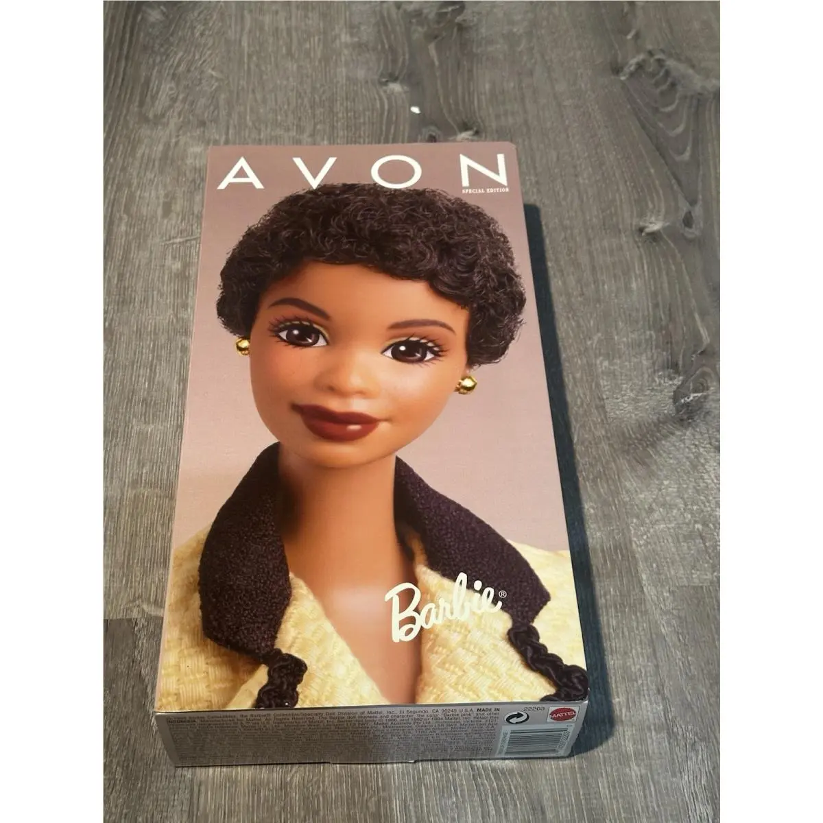 1998 Avon Representative African American Barbie Doll Special Edition