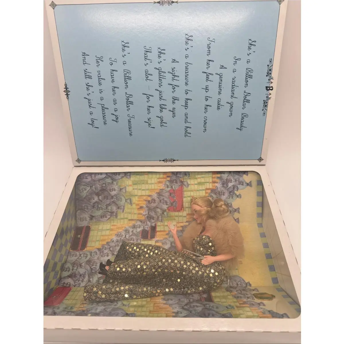 1998 Billion Dollar Beauty Barbie Doll By Great Lakes Barbie Doll Club Loose