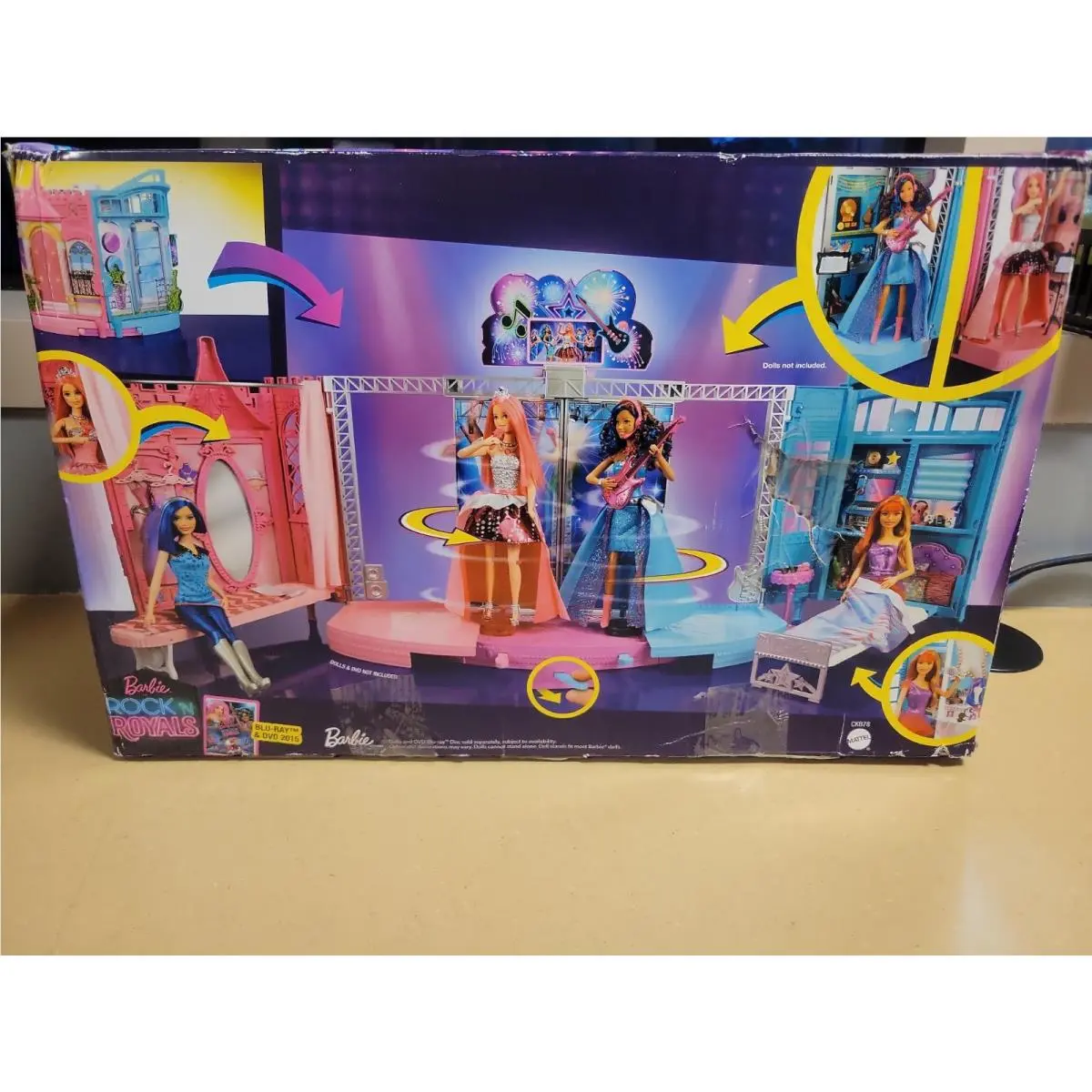 Barbie Rock N Royals Transforming Stage Playset