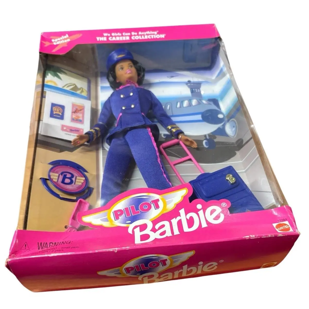 Vintage Rare African American Pilot Barbie “we Girls Can Do Anything”