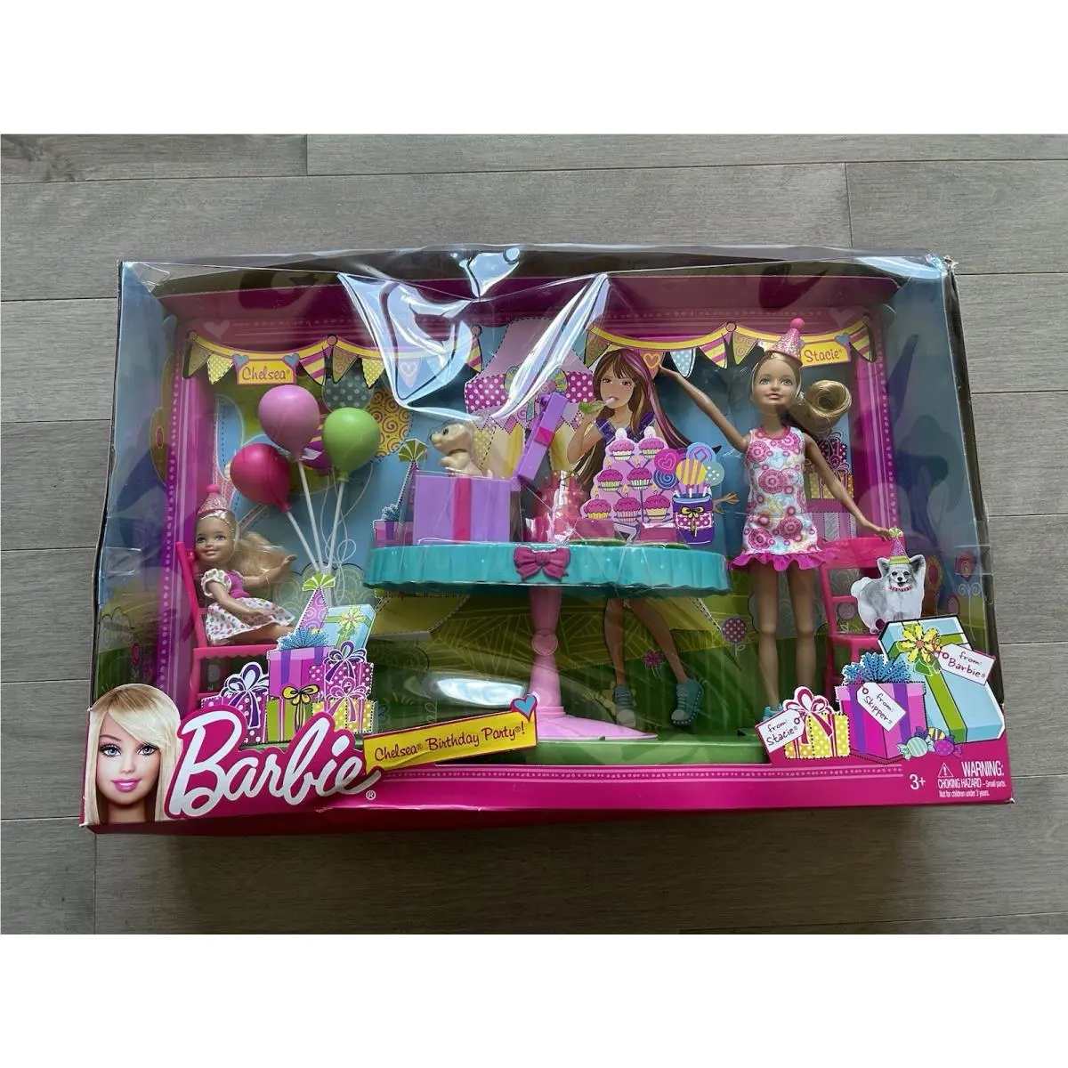 Mattel 2011 Chelsea’s Birthday Party Barbie Doll Gift Set W3210