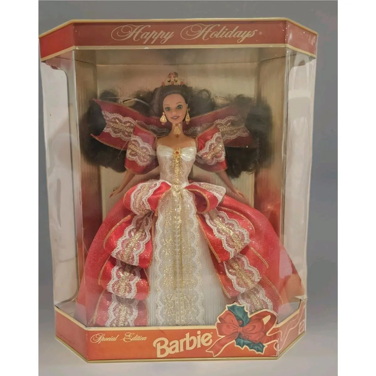 1997 Happy Holidays Barbie Doll Mattel 17832 Never Opened Vintage Mint