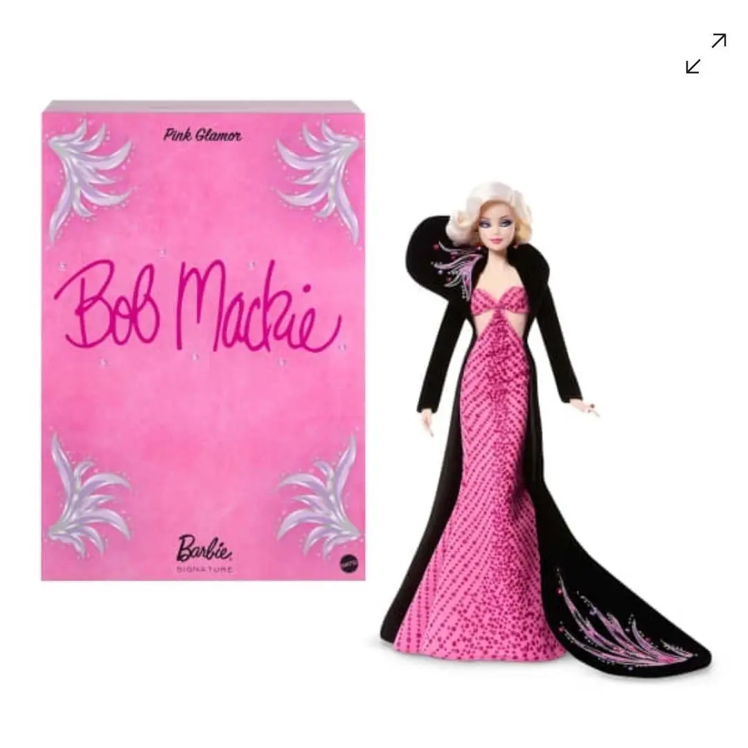 Bob Mackie Pink Glamor Barbie Doll