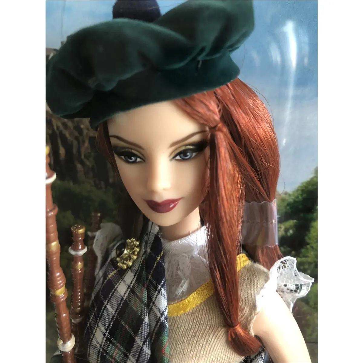 Dolls Of The World Collection Scotland Scottish Barbie Doll Barbie Bagpipes