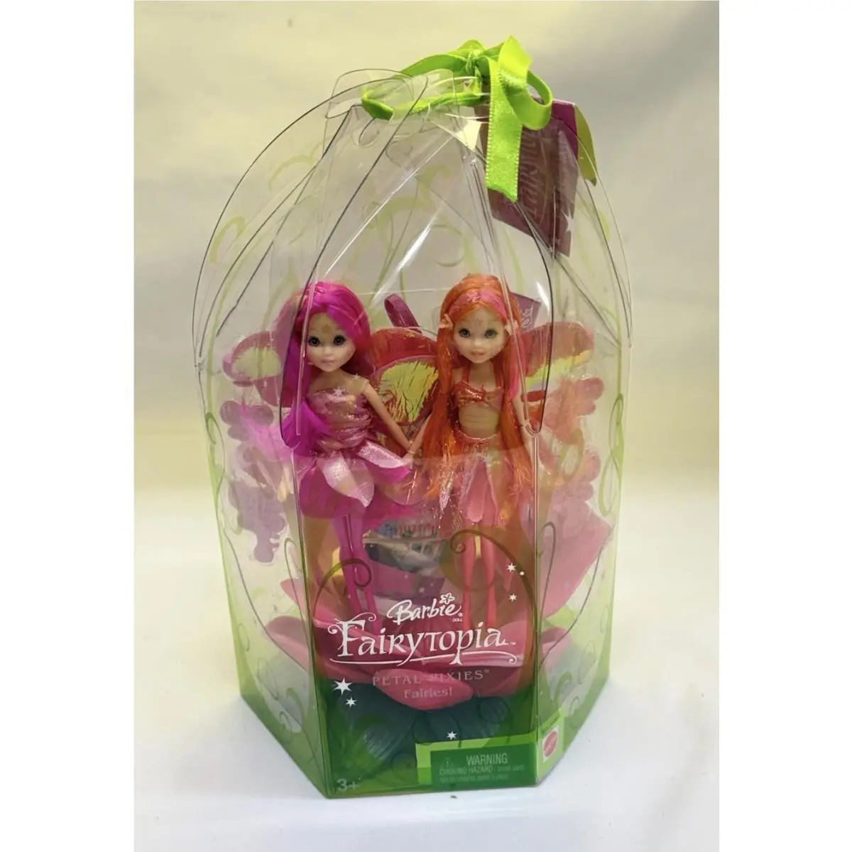 Barbie Petal Pixies Fairytopia Fairies Taffee and Airie Dolls Very Rare