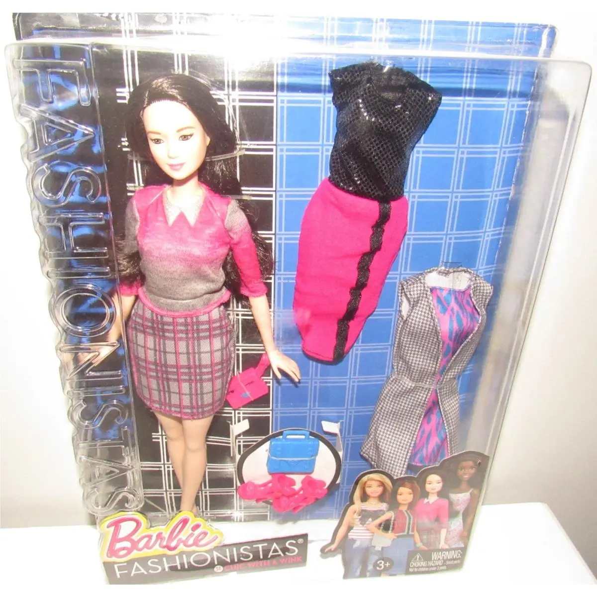 Mib/nrfb Barbie Fashionista Chic with A Wink Mattel 2015