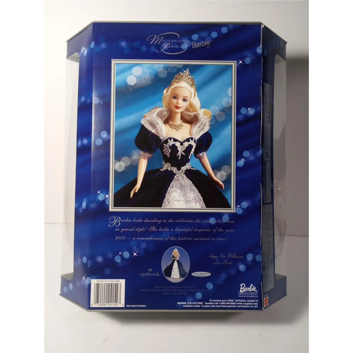 Vtg 1999 Barbie Doll Rare Error Millennium Princess Barbie Special Edition