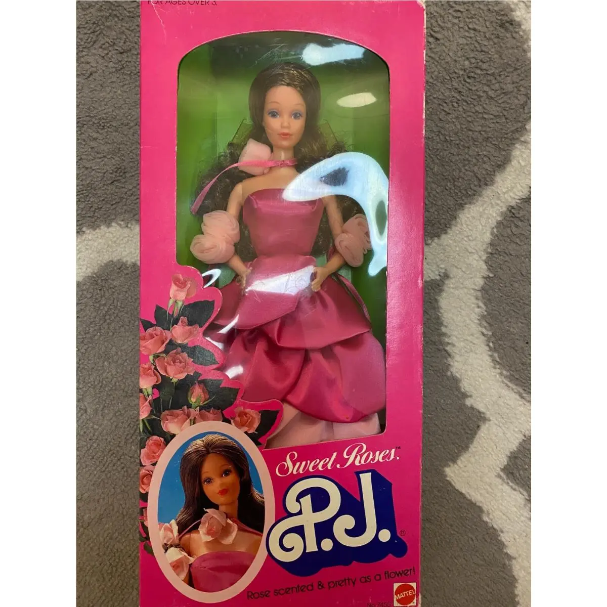 VINTAGE1983 Sweet Roses PJ IN Box Barbie Mattel 7455
