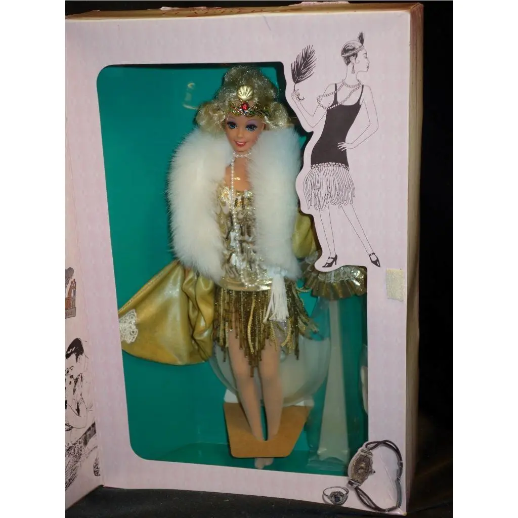 1993 1920`s Flapper Barbie Doll The Great Eras Collection 4063 Nrfb