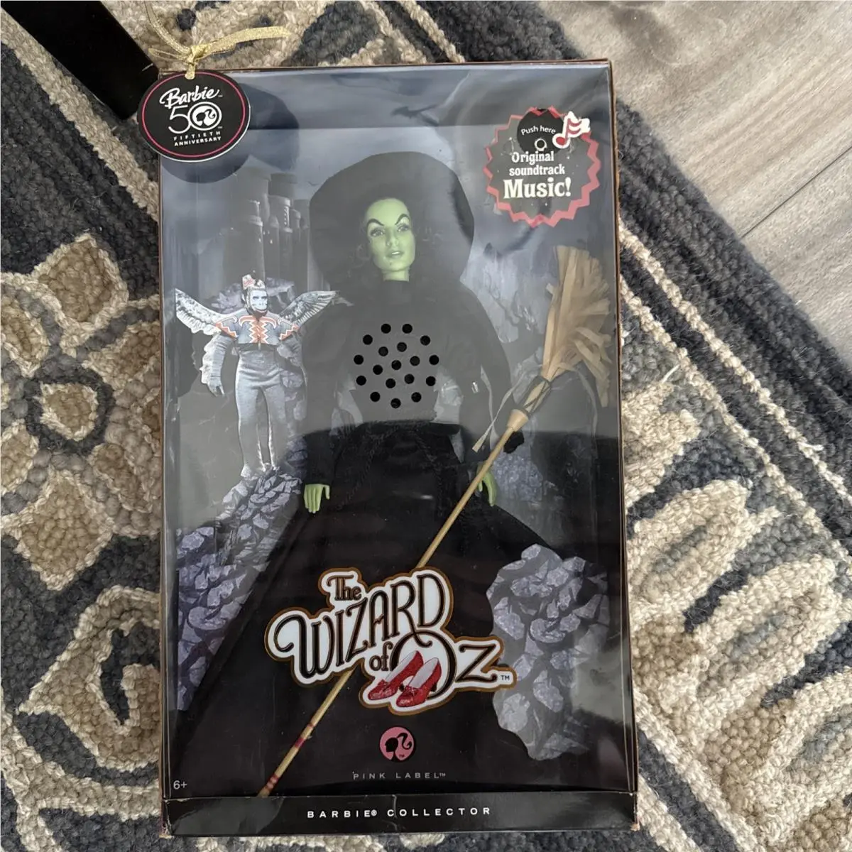Wicked Witch The West Barbie 50th Anniversary Wizard of Oz with Sound Read cc