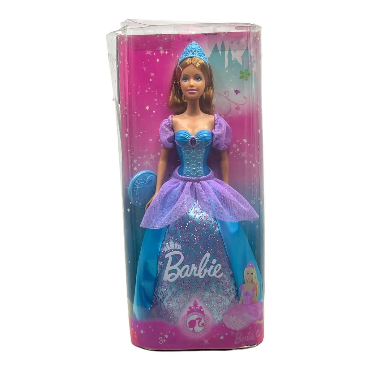 Vintage 2009 Barbie Blue Sparkling Princess Mattel Barbie Doll Retired