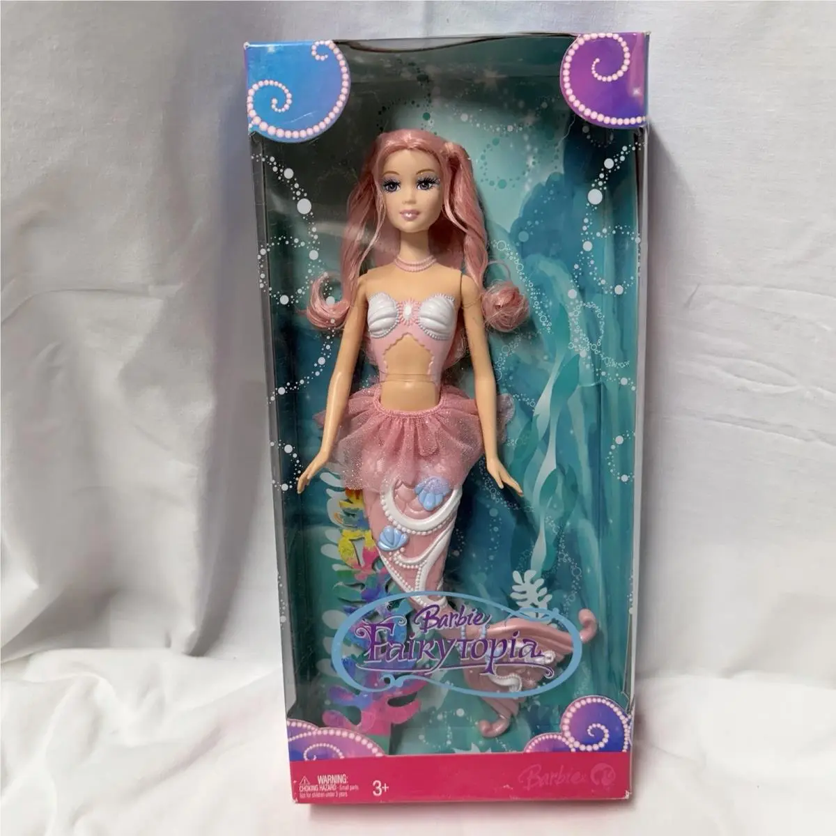 Mattel Barbie Doll Fairytopia Mermaid Pink 2007 M0133 Nrfb
