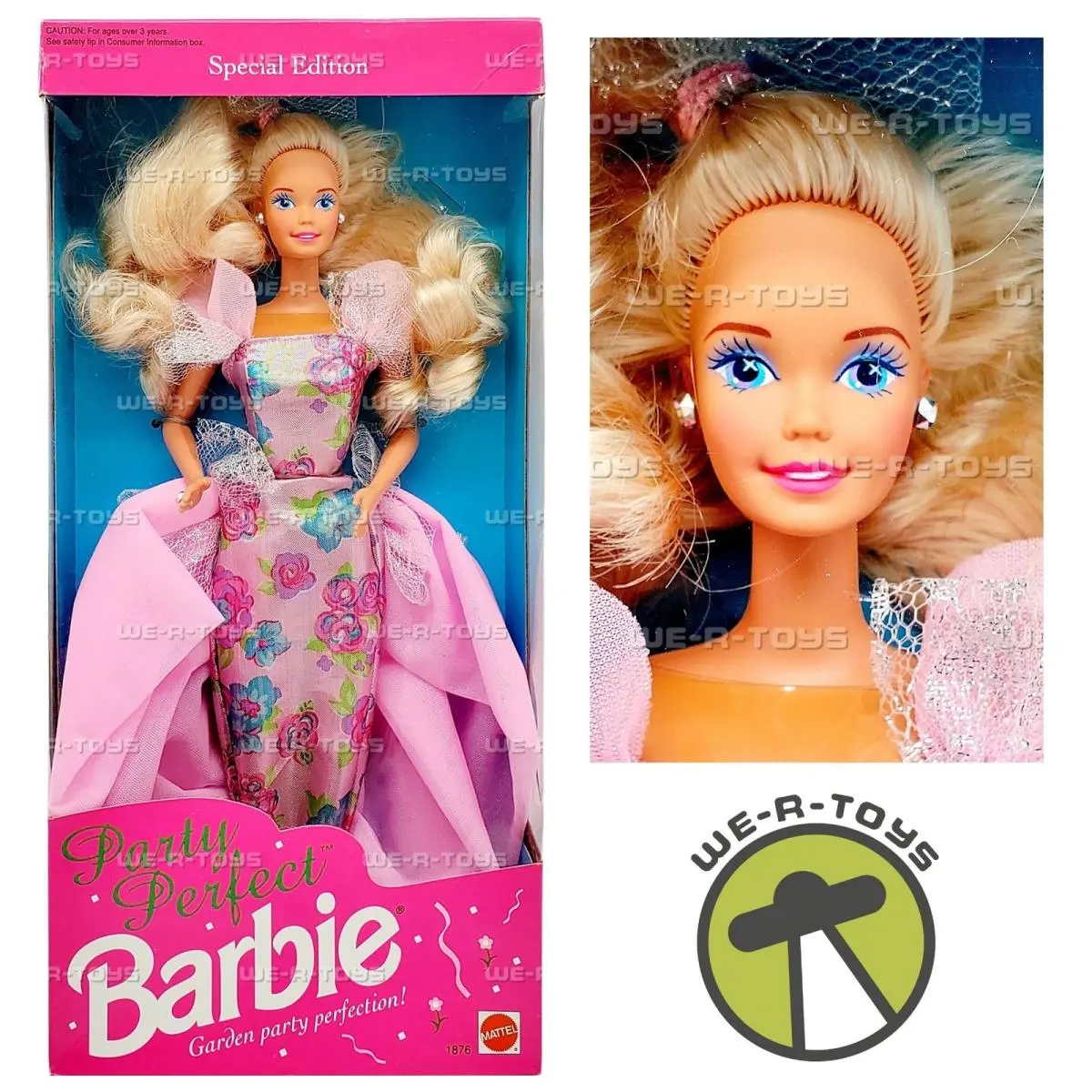 Party Perfect Barbie Doll 1992 Special Edition Mattel 1876