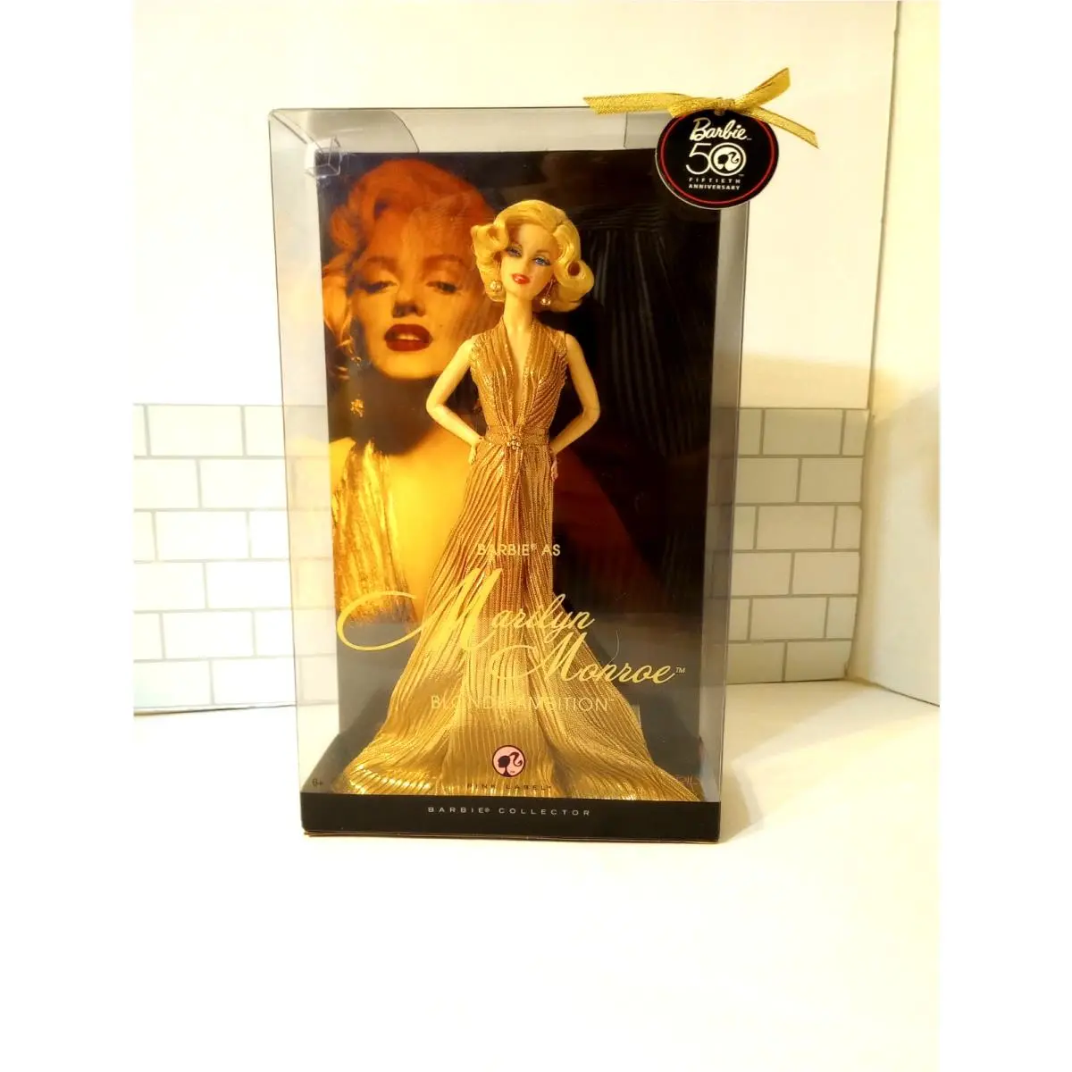 Barbie As Marilyn Monroe Blonde Ambition 50th Anniversary 2008 Pink Label