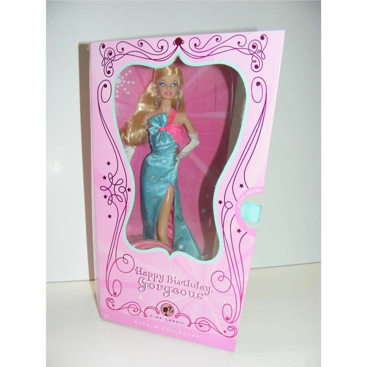 Mattel Barbie Happy Birthday Gorgeous Paint The Town Pink Nos B-2