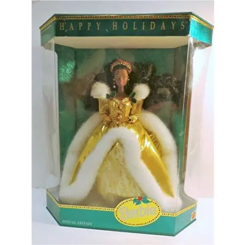 Barbie Holiday Christmas 1994 Happy Holiday African American Barbie