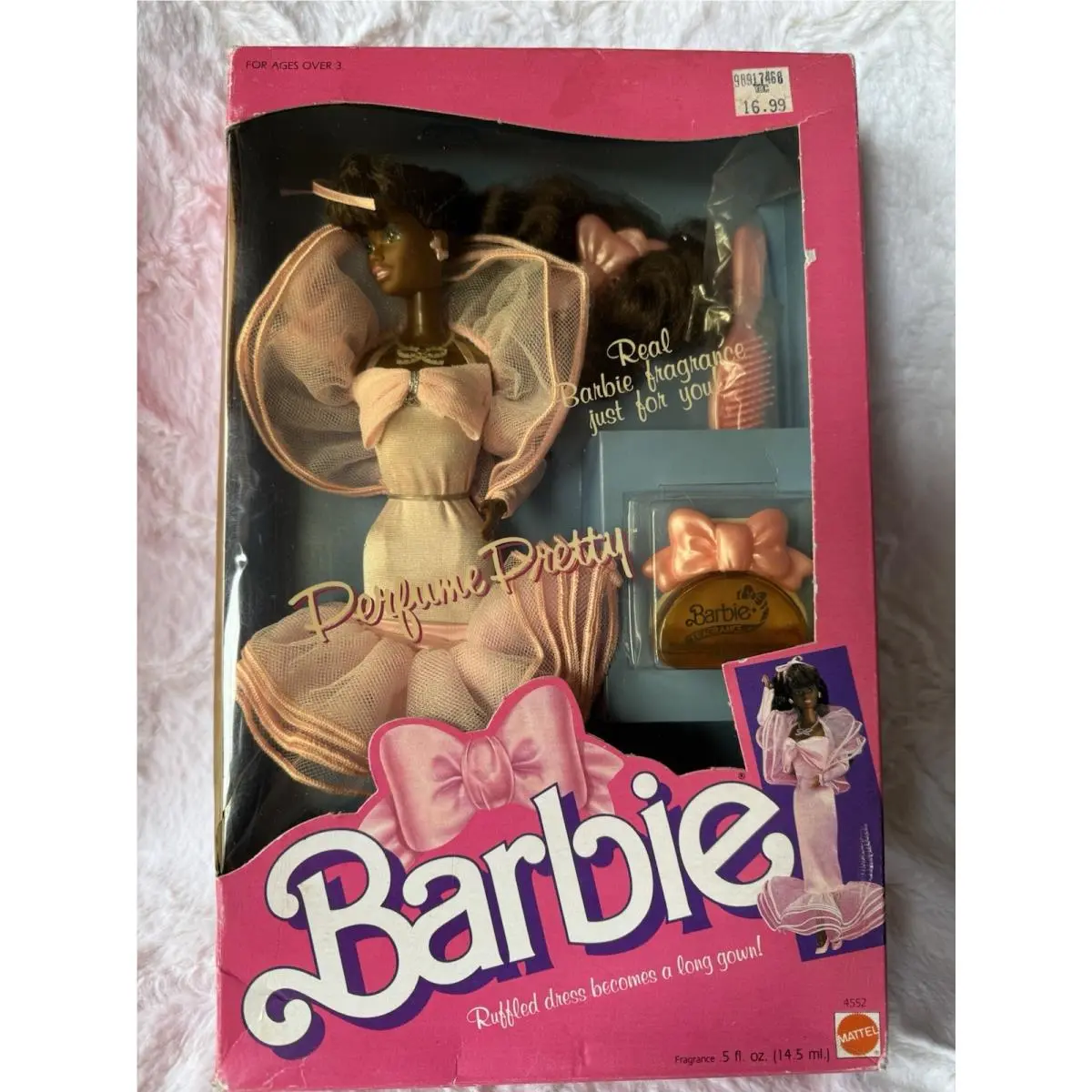Mattel 1987 Perfume Pretty Barbie Fragrance Doll + Fragrance