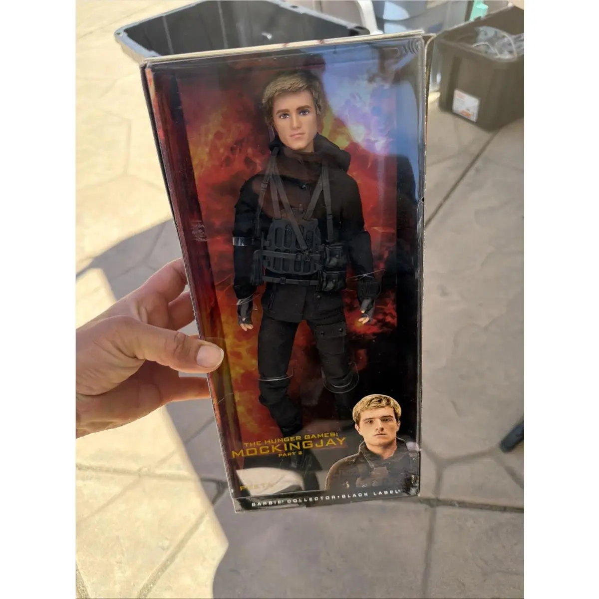 Hunger Games Mockingjay Part 2 Peeta Mellark Mattel Barbie Ken Doll Hutcherson