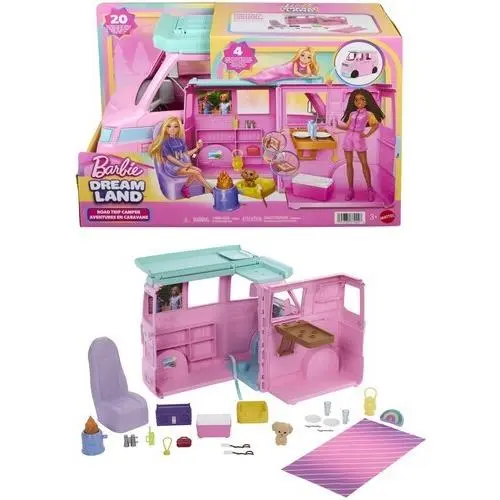 WB Barbie Dream Land Road Trip Camper Vehicle Playset