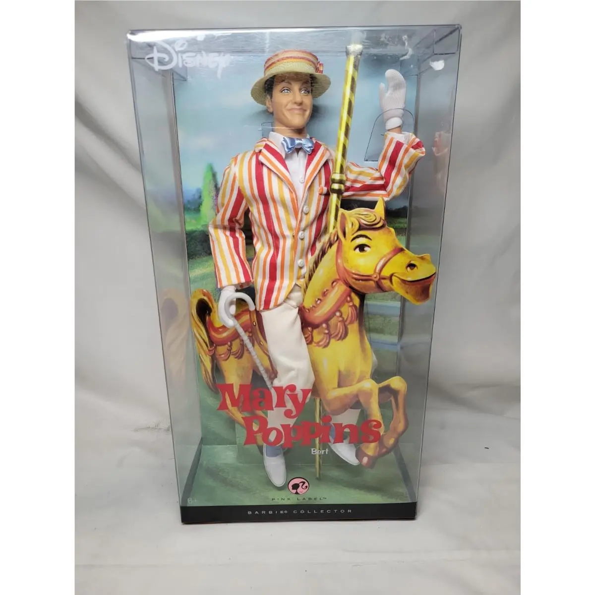 Disney`s Mary Poppins Bert Doll Nrfb 2007 Barbie Collector Pink Label