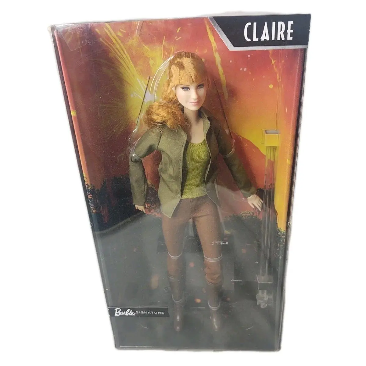 Barbie Signature Jurassic World Dinosaur Movie Claire Dearing Doll FJH58 Nrfb