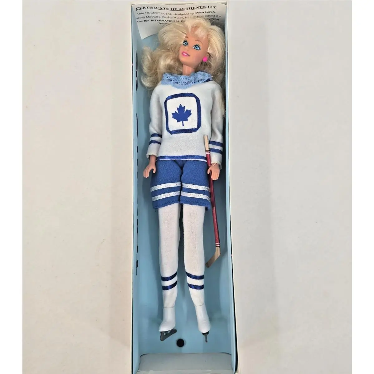 Dora Lerch–toronto Exclusive Barbie Convention Vtg 1995 Hockey NRFB–LE114