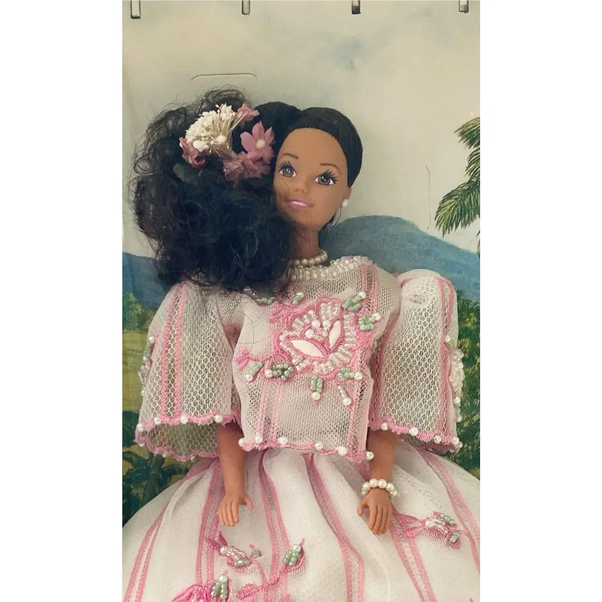 Stunning 1993 Filipina Barbie Doll Designed by Patis Tesoro 60481-9905 Nrfb