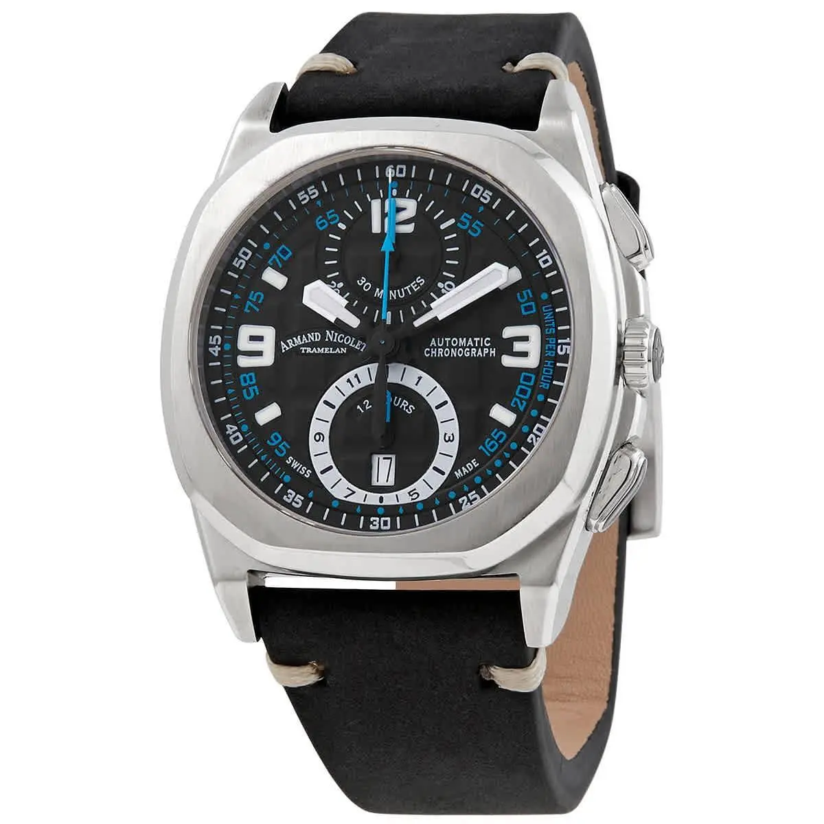 JH9 Chronograph Automatic Black Dial Men`s Watch by Armand Nicolet