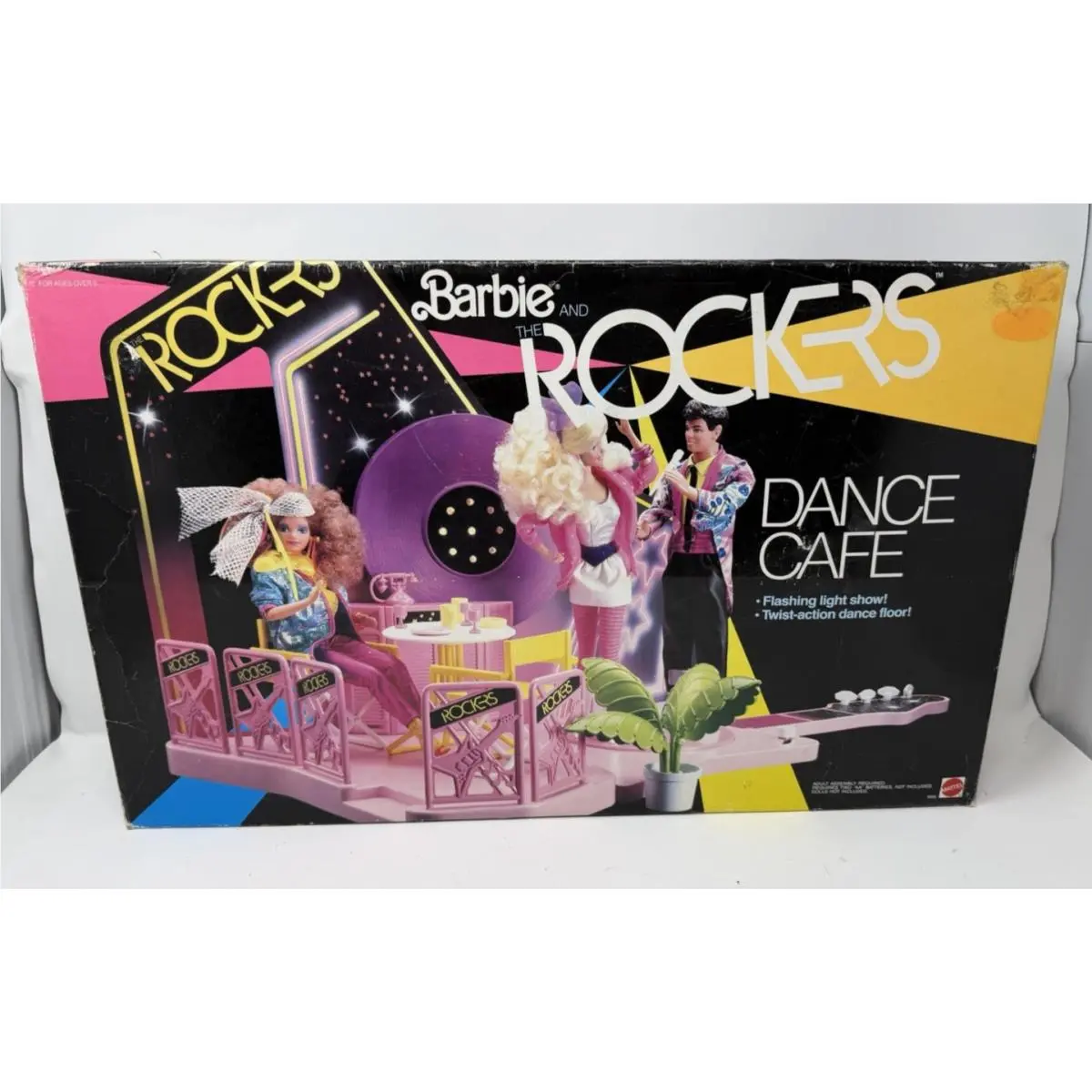 Vintage Mattel Barbie and The Rockers Dance Cafe 1986