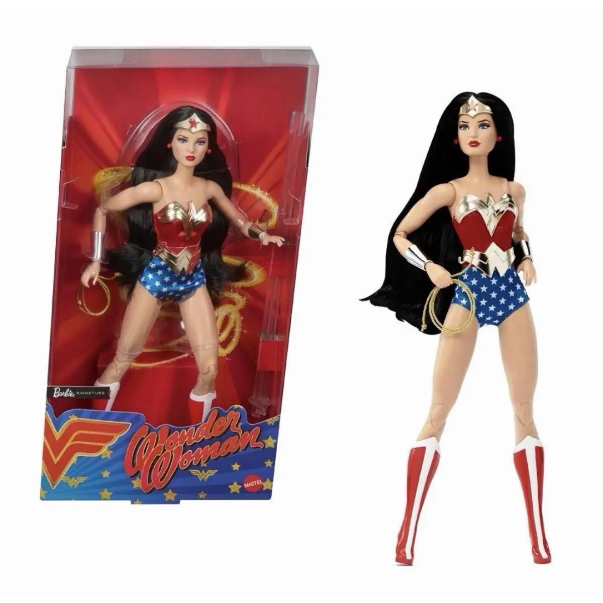 Mattel Wonder Woman Barbie Doll Signature 85th Anniversary Doll DC Comics Figure