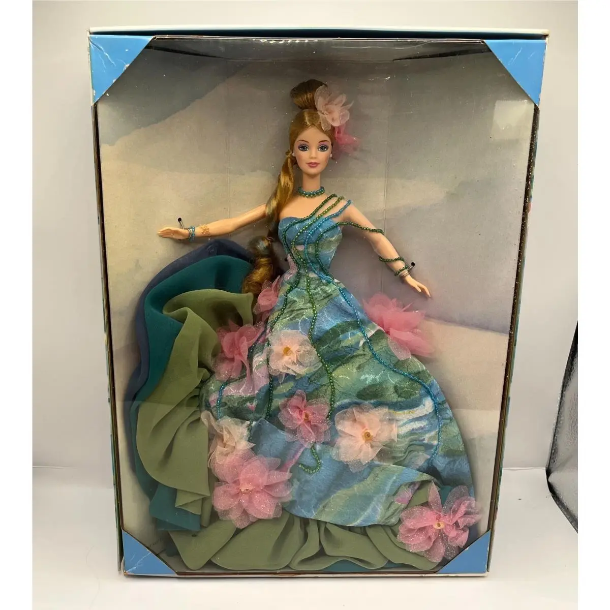Vintage 1997 Barbie Water Lily Claude Monet Fashion Doll 17730 Mattel