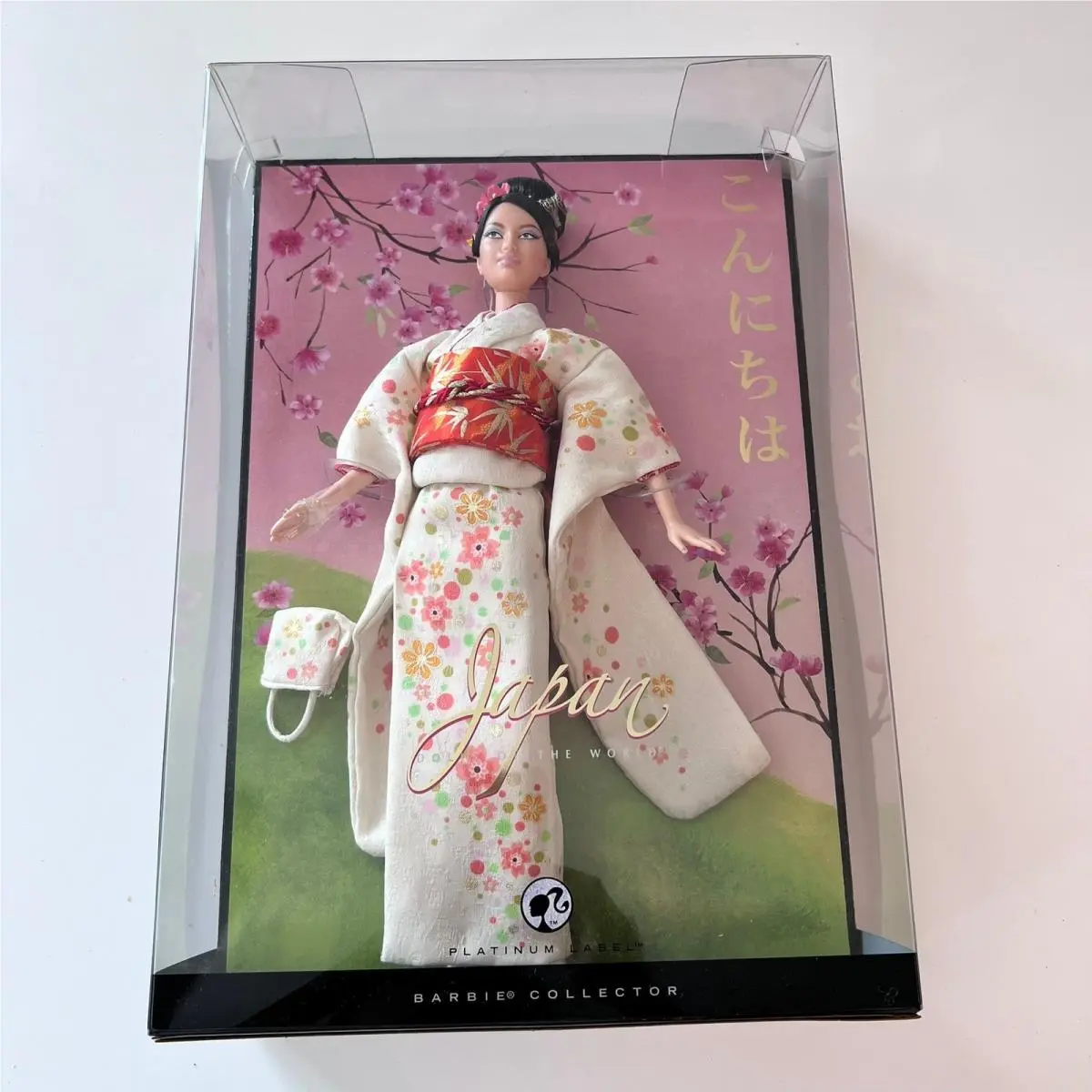 Mattel Japan Barbie Dolls of The World Platinum Label White Kimono M8633