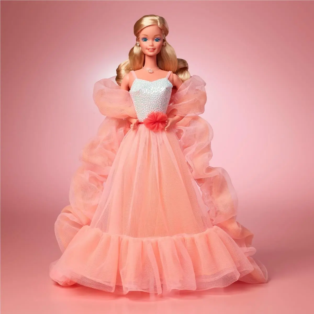 Peaches `N Cream Blonde Barbie Doll