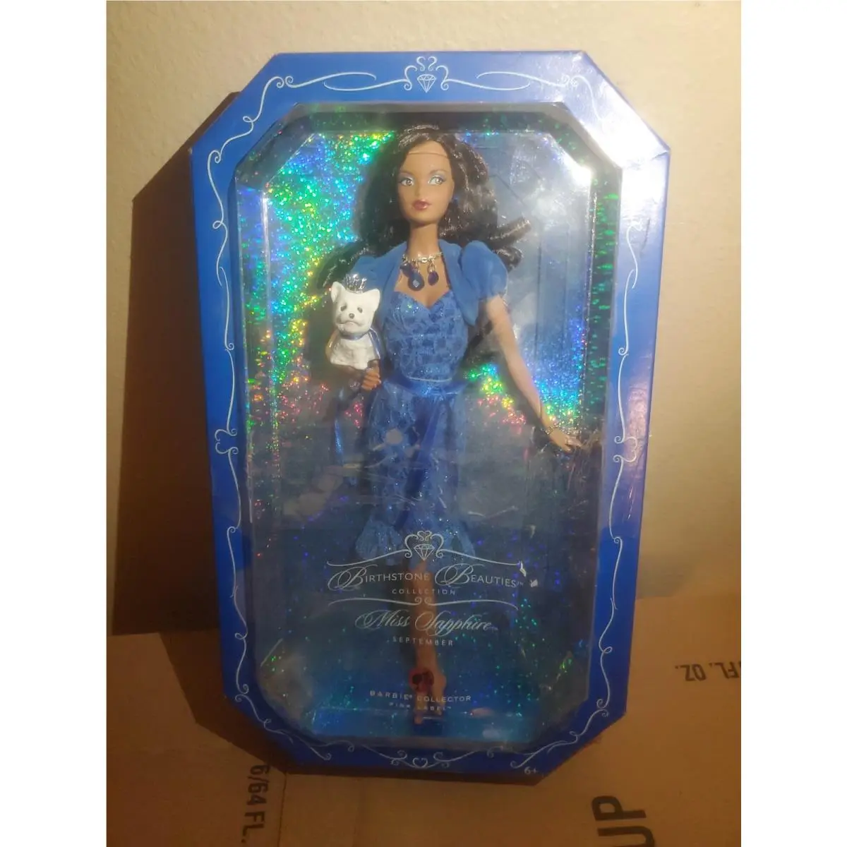 Barbie Miss Sapphire Doll September Birthstone Beauties Collection Pink Label