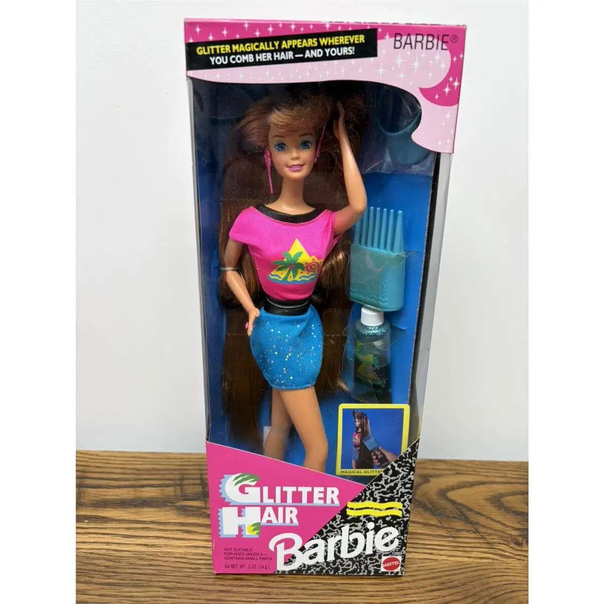 Mattel Barbie Glitter Hair Nrfb 10968