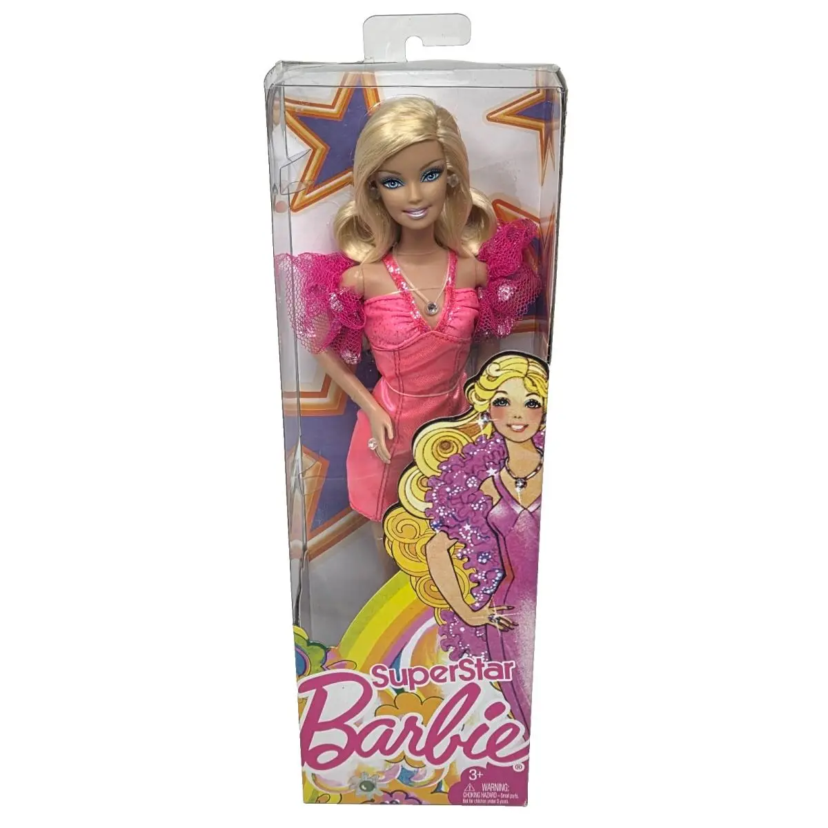 2009 Superstar Barbie Doll Mattel V0434 Then Now Reproduction