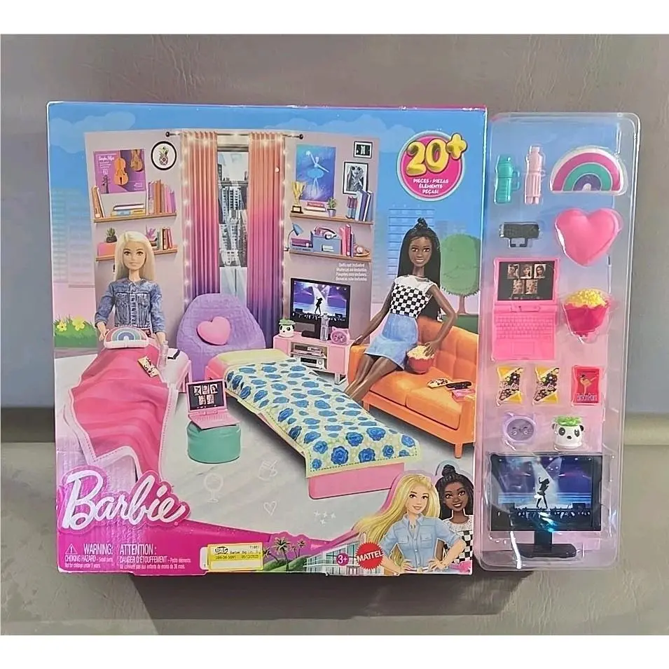 Untouched Barbie Doll Big City Big Dreams Dorm Room Furniture Accessories