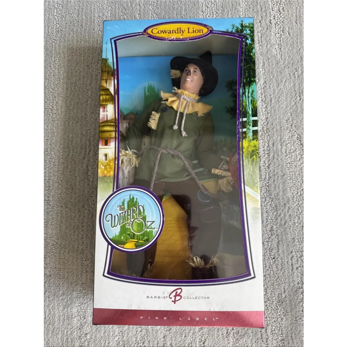 Mattel Barbie Collector Pink Label The Wizard Of Oz Scarecrow Read