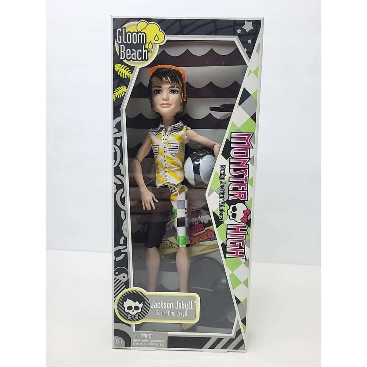 Monster High Doll Jackson Jekyll Gloom Beach First Wave 2010
