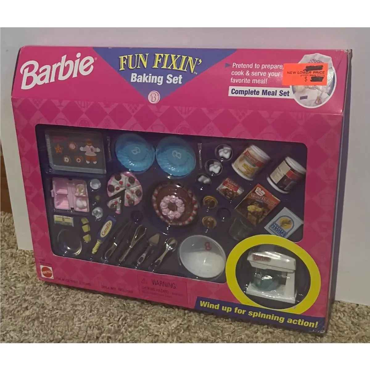 1997 Barbie Fun Fixin Baking Set Nrfb