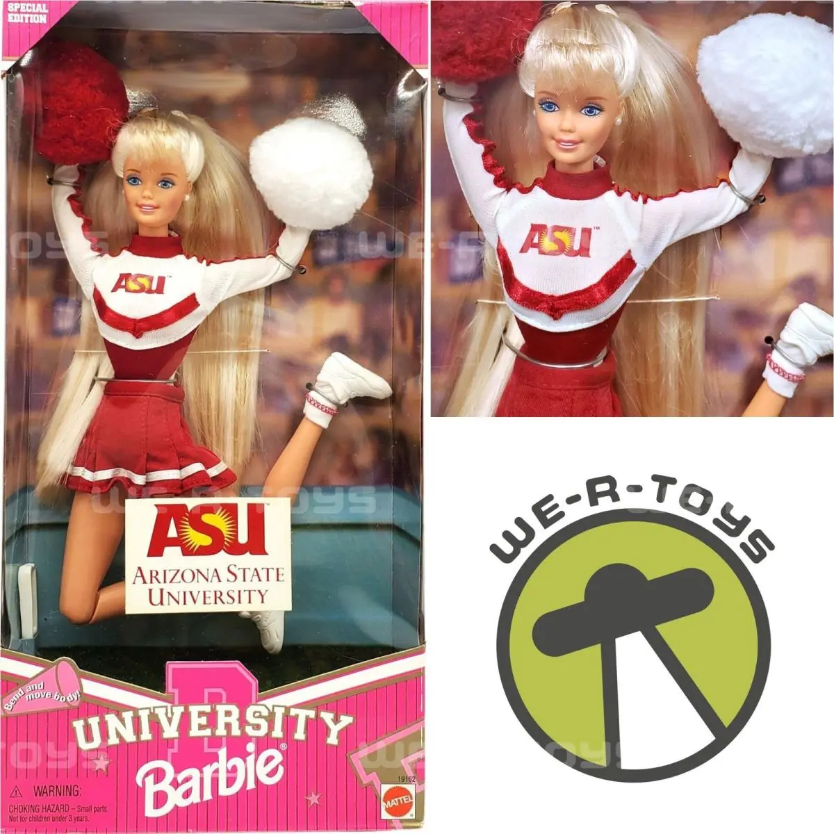 Barbie Arizona State University Cheerleader Doll Special Edition Mattel 19162
