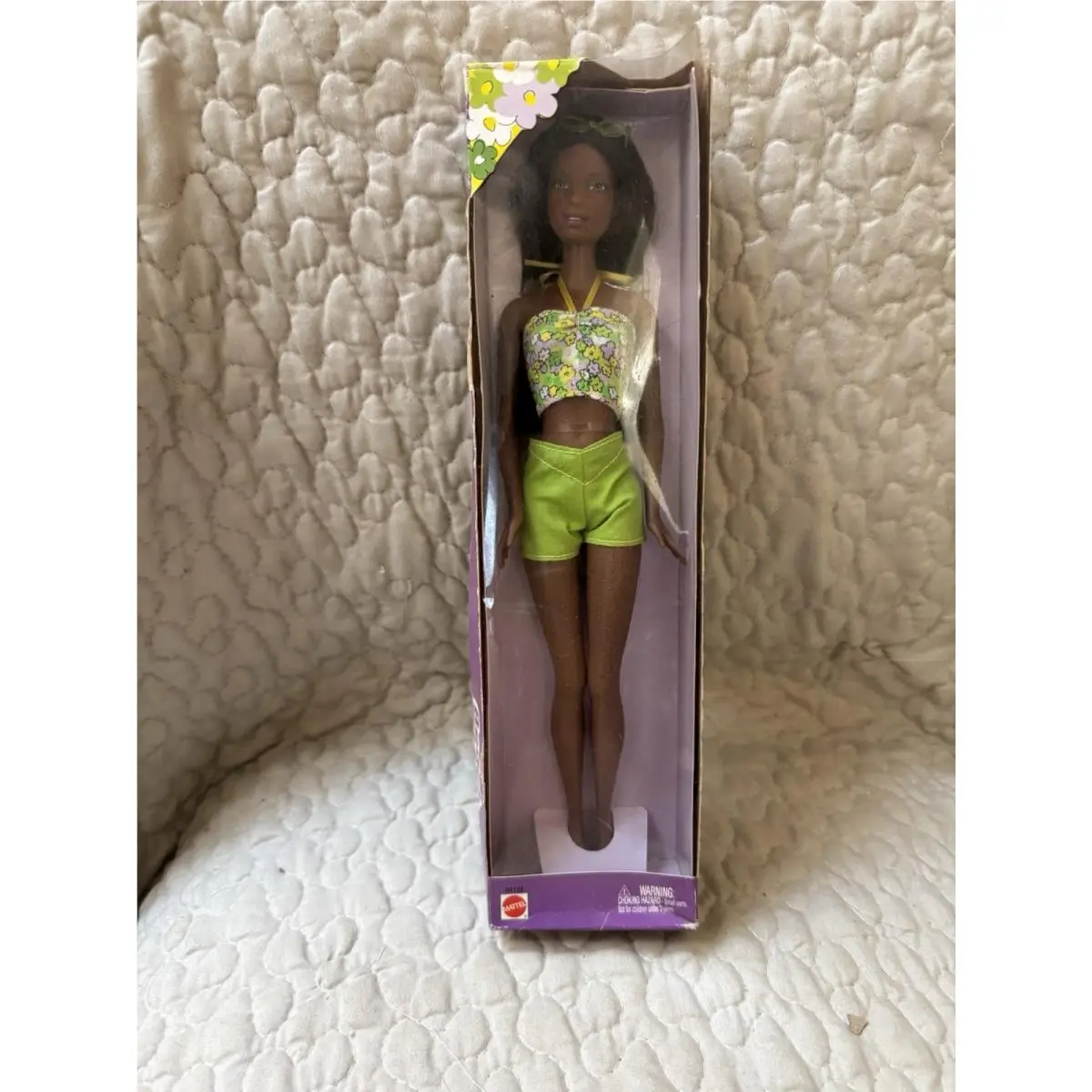 Vtg 2002 Barbie Beach Fun Christie Doll B4159 Nrfb Mattel African American